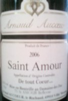 Arnaud Aucoeur De Tout Coeur 2022 (Saint Amour - red)