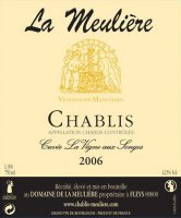 La Meulière - Cuvée la Vigne aux Songes 2021 (Chablis - white)