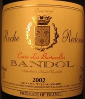 Domaine Roche Redonne, Cuvée des Bartavelles 2011 (Bandol - red)