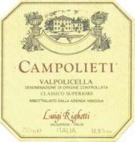 Luigi Righetti - Campolieti 2018 (Valpolicella - rouge)