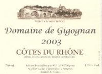 Domaine de Gigognan 2019 (Côtes du Rhône (Méridionales) - rouge)