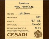 Cesari Il Bosco 2007 (Amarone della Valpolicella - rouge)