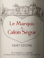 Le Marquis de Calon Ségur 2016 (Saint Estèphe - rouge)