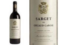 Sarget de Gruaud Larose 2016 (Saint Julien - red)