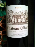 Château Olivier 2004 (Pessac-Léognan - rouge)