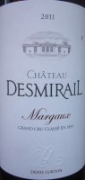 Château Desmirail 2012 (Margaux - rouge)