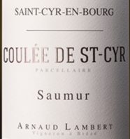 Arnaud Lambert - Coulée de st Cyr 2017 (Saumur - blanc)