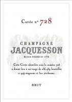 Jacquesson - Cuvée n° 728, 729, 730, 731, ... et suivantes ) - Brut - (Champagne - blanc effervescent)