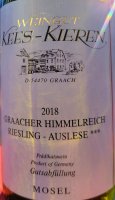 Weingut Kees Kieren Graacher Himmelreich Riesling Auslese