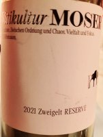 Vitikultur Moser - Zweigelt Reserve
