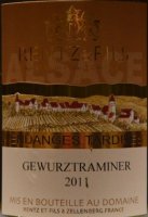 Edmond Rentz - Vendanges tardives 2023 (Alsace Gewurztraminer - blanc moëlleux)