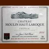 Château Moulin Haut-Laroque 2012 (Fronsac - rouge)
