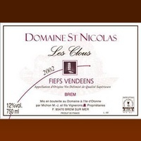 Domaine Saint-Nicolas - Les Clous 2021 (France - blanc)
