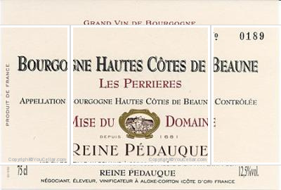 Domaine Reine Pédauque - Les Perrières