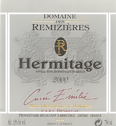 Domaine des Remizières - Cuvée Emilie