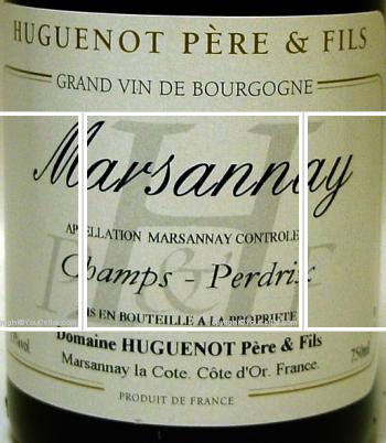 Huguenot Père et Fils - Champs-Perdrix