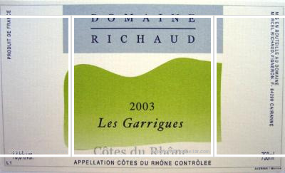 Domaine Marcel Richaud - Les Garrigues