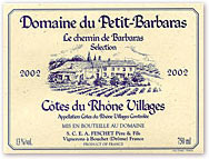 Domaine du Petit Barbaras - Le Chemin de Barbaras