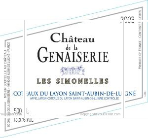 Château de la Genaiserie - Les Simonelles