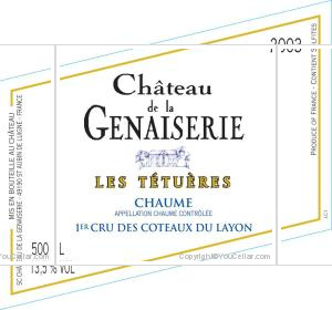 Château de la Genaiserie - Les Tetuères