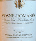 Pascal Chevigny - 1er Cru Les Petits Monts