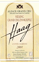 Domaine Jean-Marie Haag - Grand Cru Zinnkoepfle