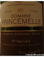 Domaine Princemelle - La Réserve de Monsieur Souquet