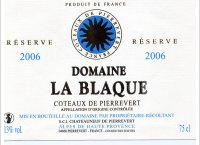 Domaine La Blaque - Réserve