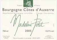 Domaine Madelin-Petit
