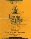 Louis Sipp - Grand Cru Osterberg - Vendanges Tardives