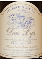 Les Roches Bleues Cuvée Les Lys