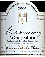 Domaine Charles Audoin - Au Champ Salomon