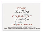 Domaine Bertagna - 1er Cru Les Petits Vougeots