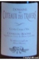 Domaine des Coteaux des Travers - Cuvée Char à Vin