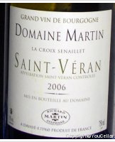 Domaine Martin - La Croix Sénaillet