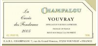 Domaine Champalou - La Cuvée des Fondraux
