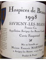 Hospices de Beaune - 1er Cru - Cuvée Fouquerand