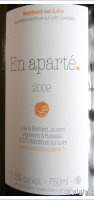 Lise et Bertrand Jousset - en aparté