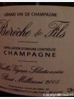 Bereche et fils - Brut Vieilles Vignes Millesimé