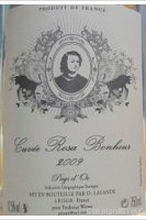 Domaine Lalande - cuvée Rosa Bonheur