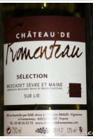 Château de Fromenteau - Sélection - Sur Lie