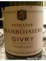 Domaine de la Framboisière - Champ Lalot