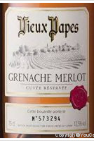 Vieux Papes - Grenache Merlot