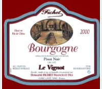 Domaine Fichet - Le Vignot - Pinot Noir