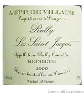 Domaine A. et P. De Villaine - Les Saint Jacques