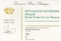 Domaine Reine Pédauque Petit Clos Blanc des Theurons
