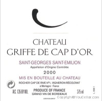 Château Griffe de Cap d'Or