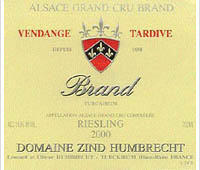 Domaine Zind-Humbrecht - Brand - Vendange Tardive