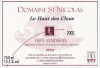 Domaine Saint-Nicolas - Le Haut des Clous