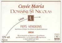 Domaine Saint-Nicolas - Cuvée Maria